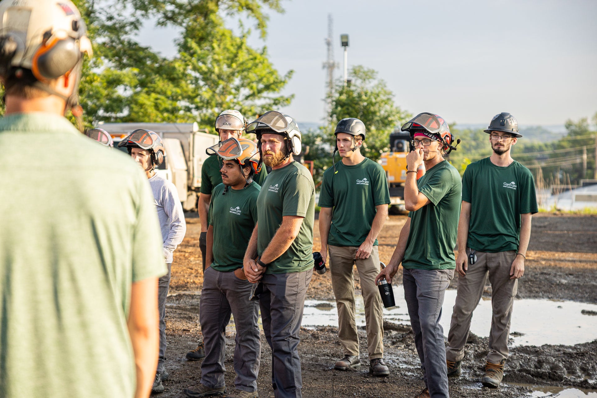 Good's crew on a residential property