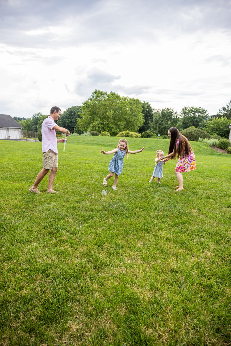 Lawn and trees on a Manheim Township property
